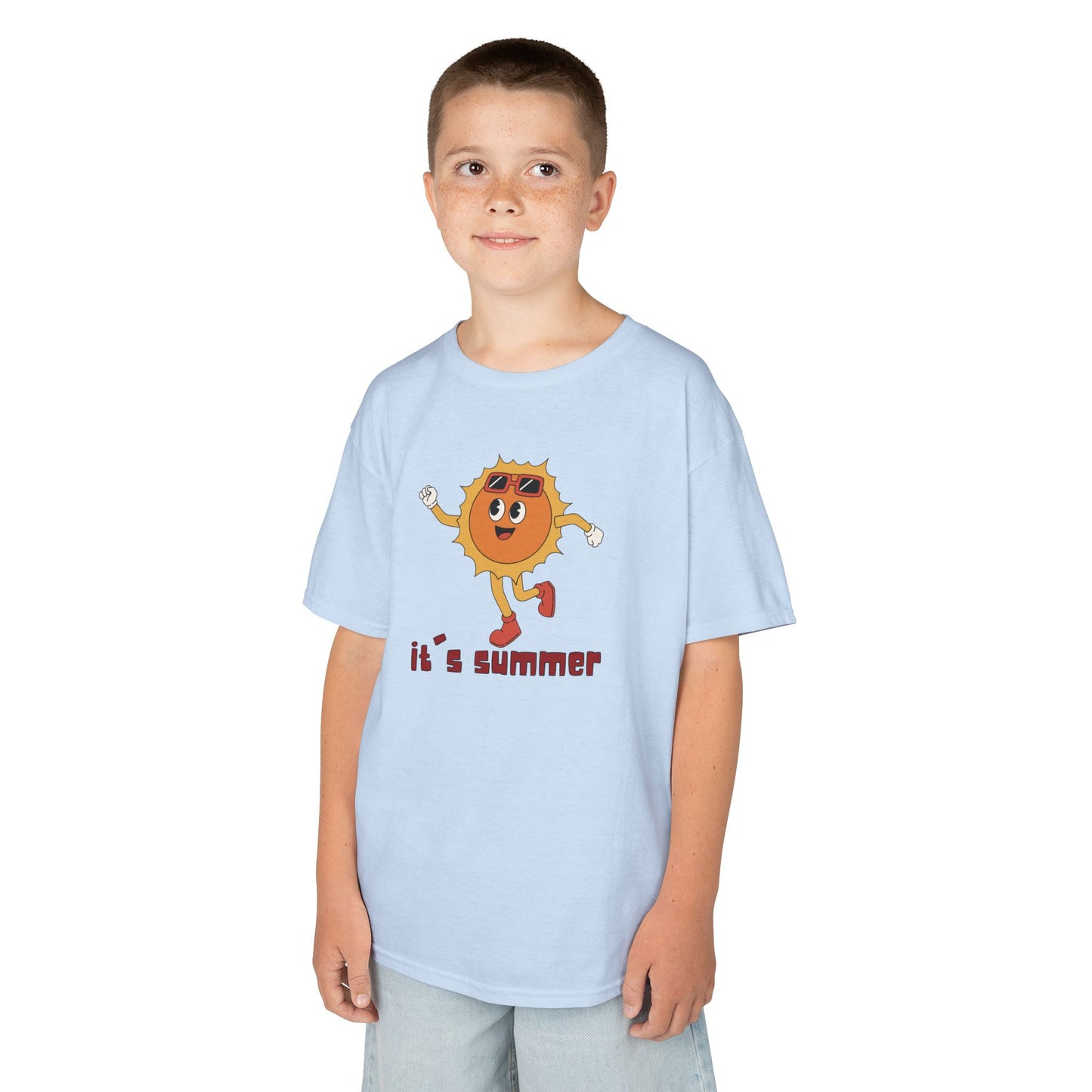 It's Summer Retro Sun Kids Tee
