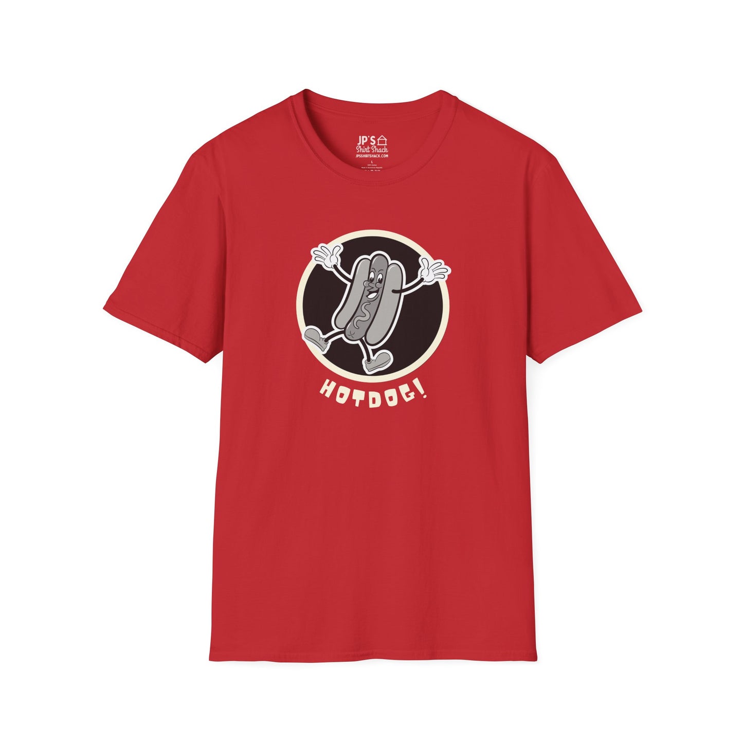 Hotdog! Vintage Cartoon Adult Unisex Tee