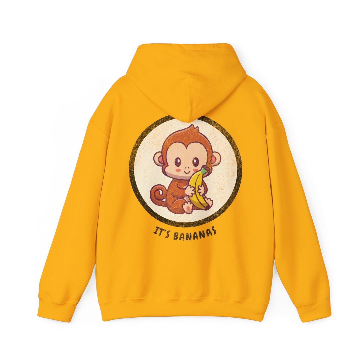 It's Bananas Monkey Adult Hoodie