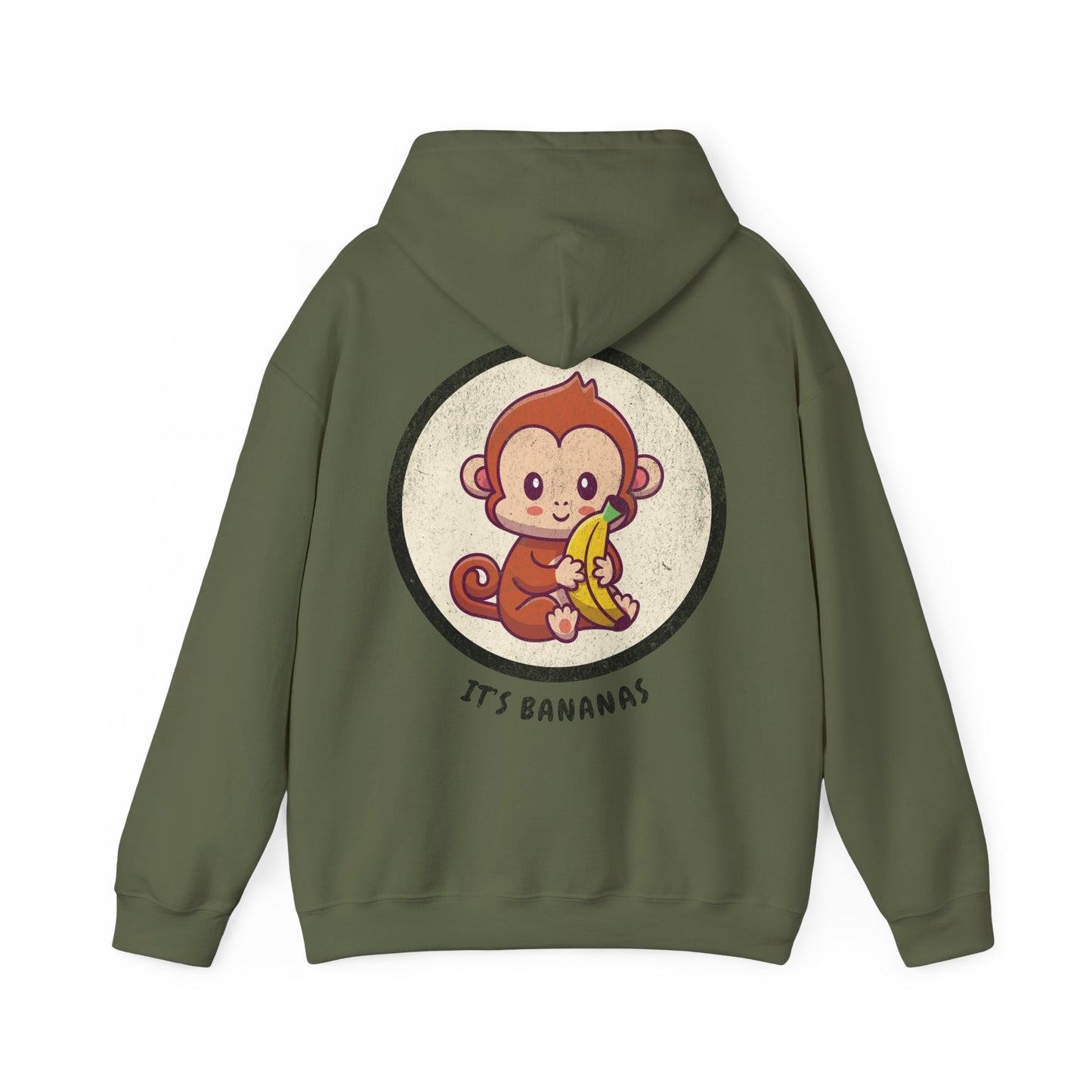 It's Bananas Monkey Adult Hoodie