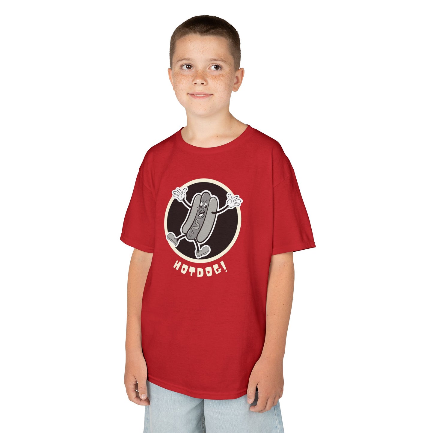 Hotdog! Vintage Cartoon Youth Tee