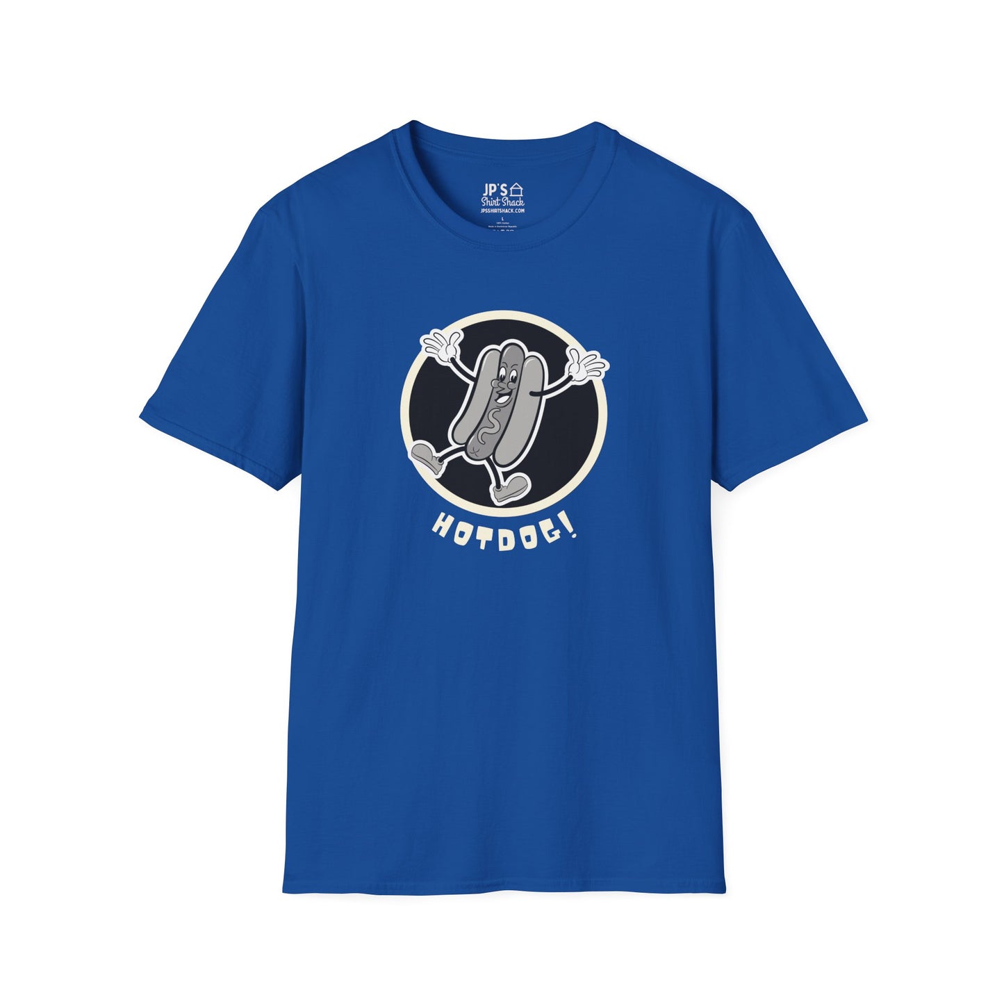Hotdog! Vintage Cartoon Adult Unisex Tee