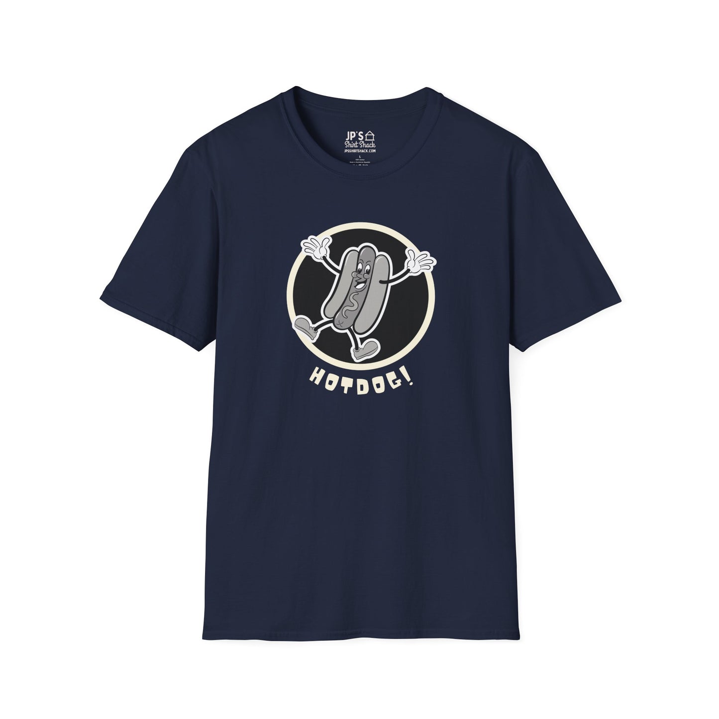 Hotdog! Vintage Cartoon Adult Unisex Tee