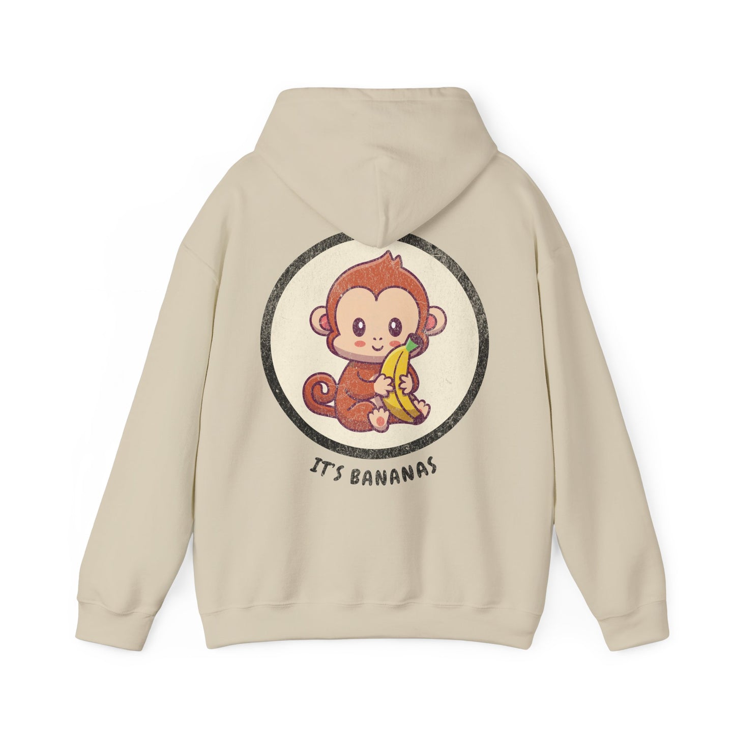 It's Bananas Monkey Adult Hoodie