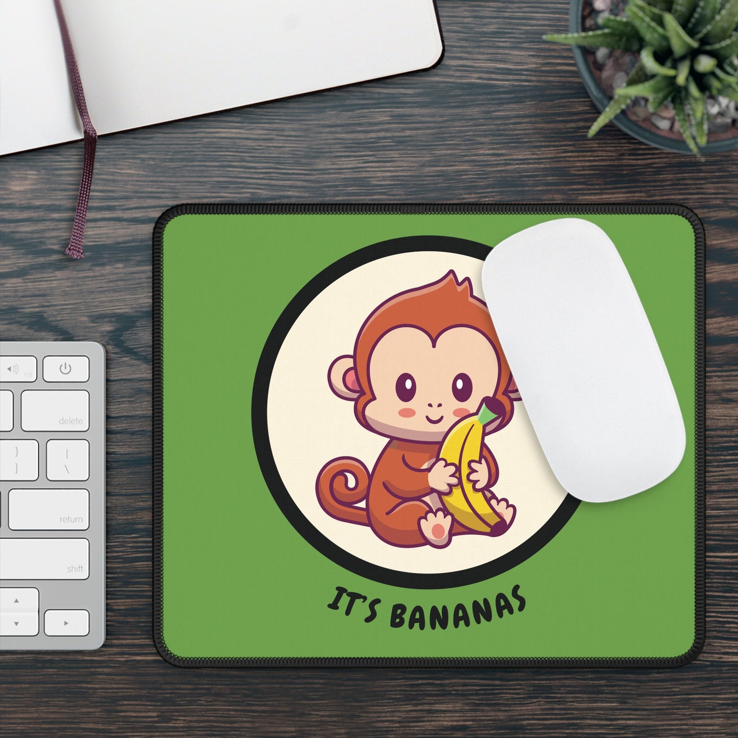 It's Bananas Monkey Gaming Mouse Pad