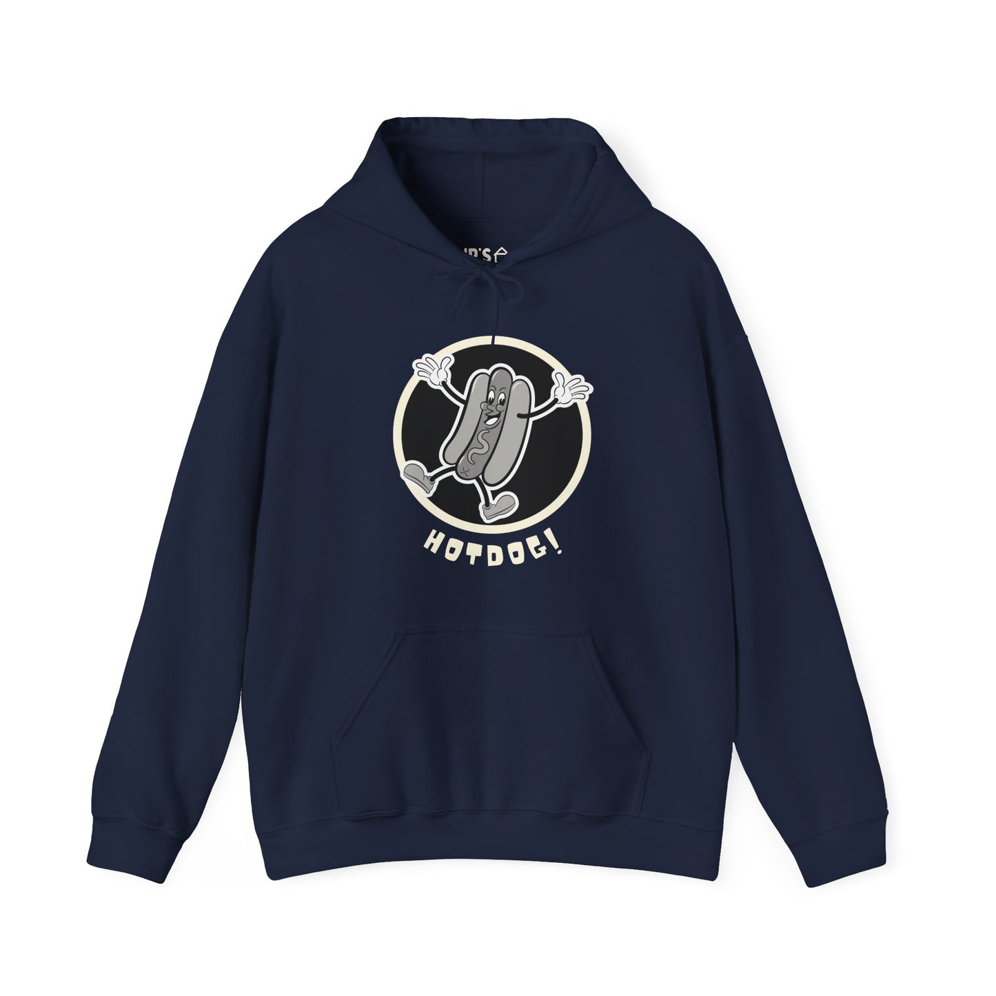 Hotdog! Vintage Cartoon Adult Unisex Hoodie
