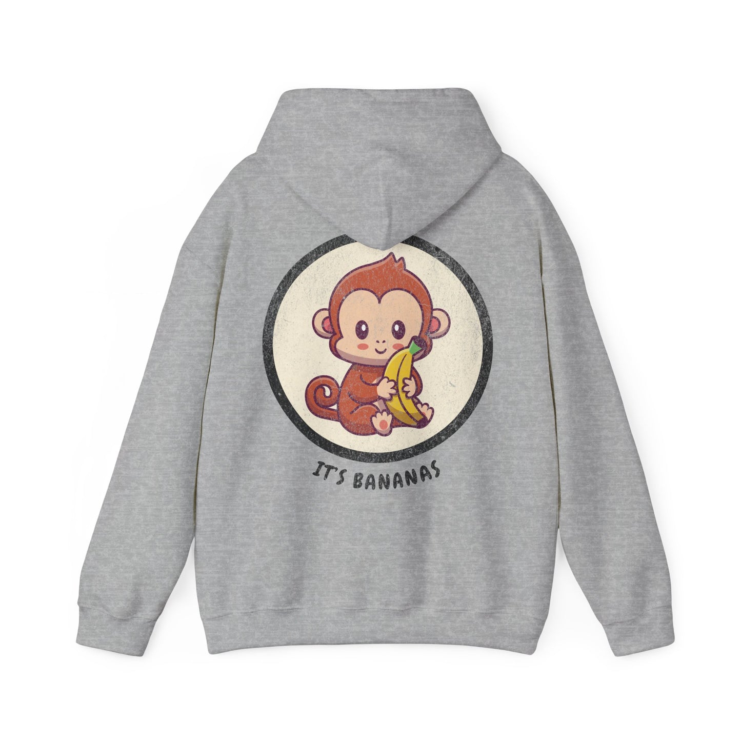 It's Bananas Monkey Adult Hoodie