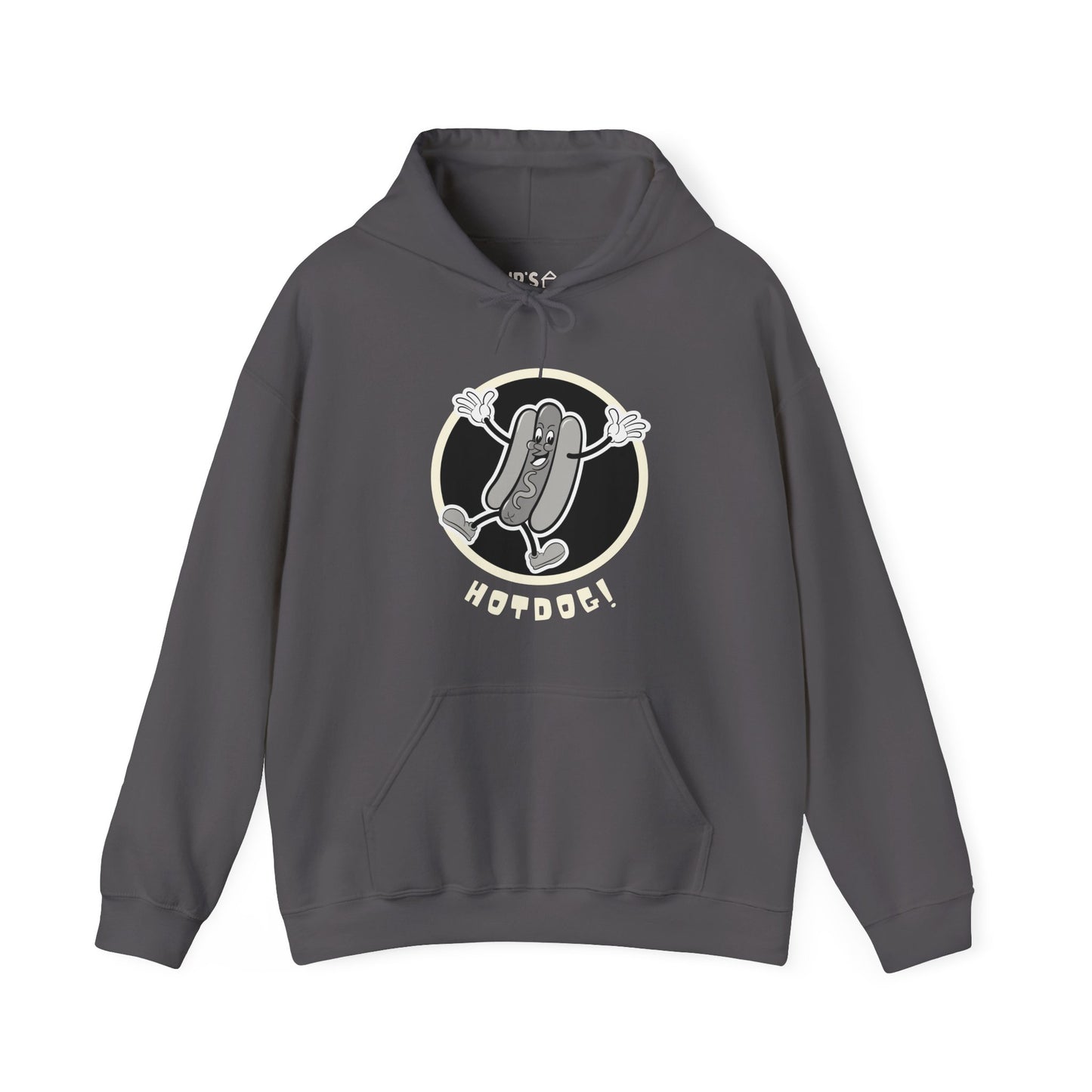 Hotdog! Vintage Cartoon Adult Unisex Hoodie