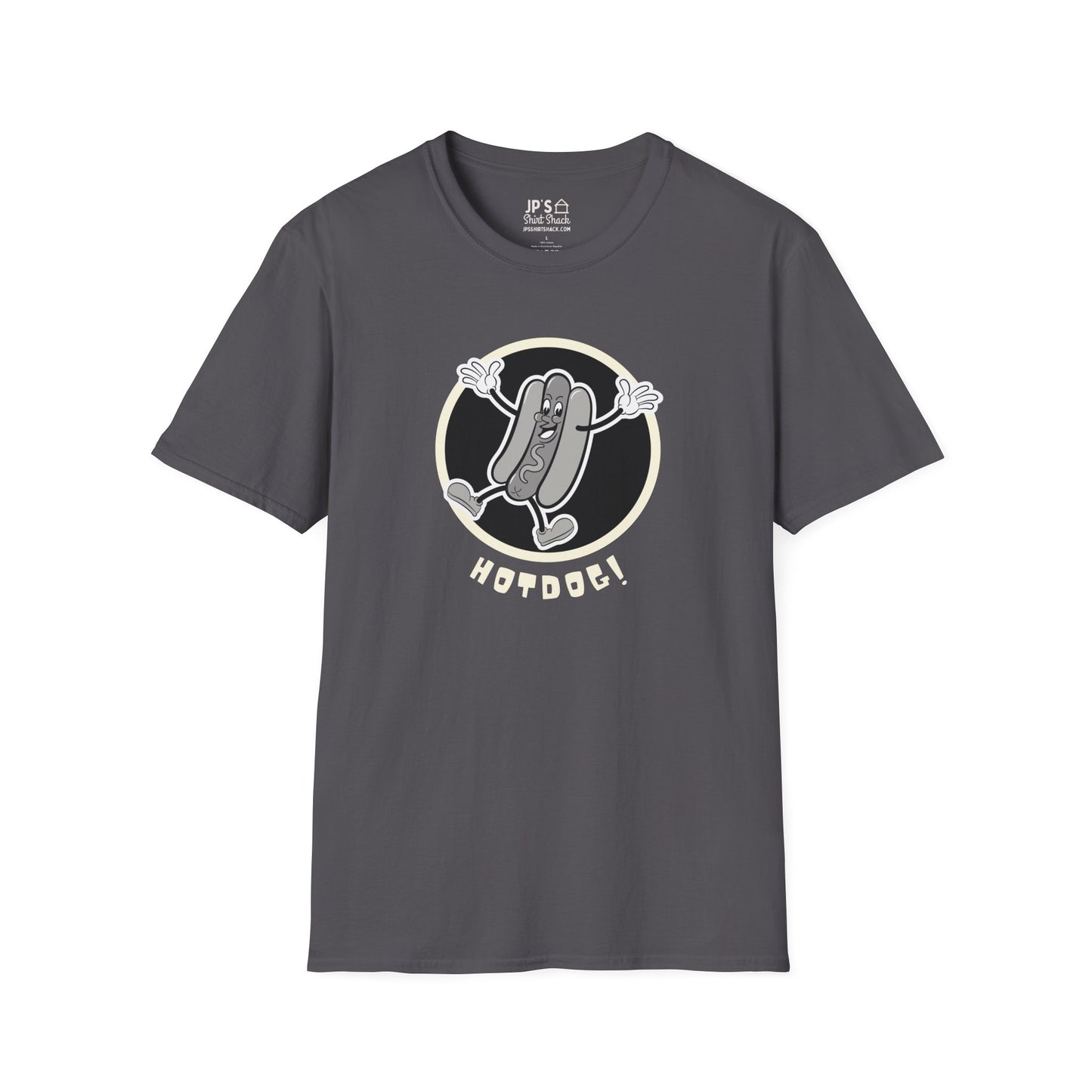Hotdog! Vintage Cartoon Adult Unisex Tee