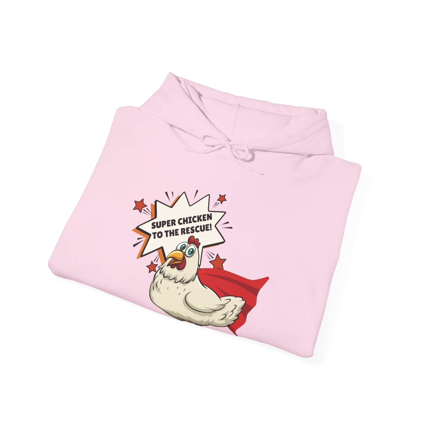 Super Chicken to the Rescue Adult Unisex Hoodie