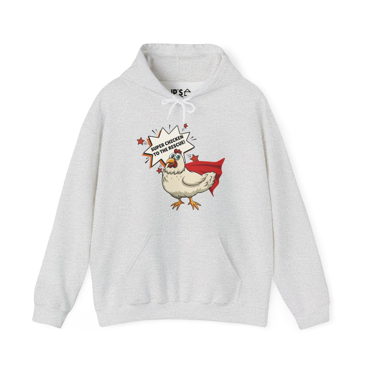 Super Chicken to the Rescue Adult Unisex Hoodie
