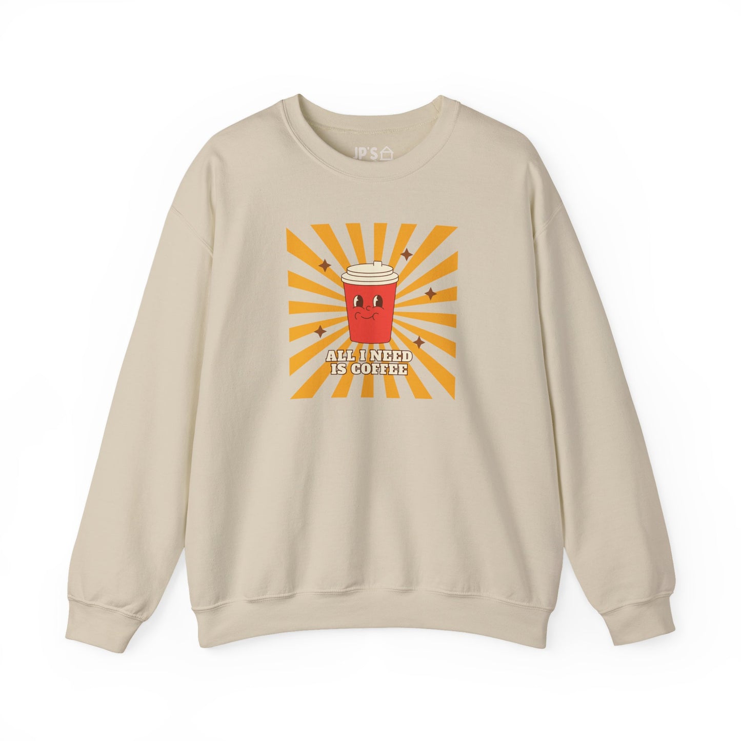All I Need is Coffee Adult Unisex Heavy Blend™ Crewneck Sweatshirt