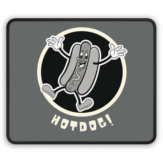 Hotdog! Vintage Cartoon Gaming Mouse Pad