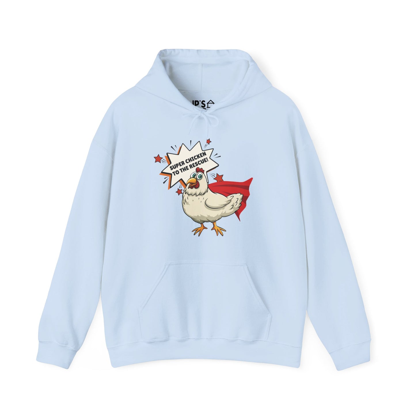 Super Chicken to the Rescue Adult Unisex Hoodie