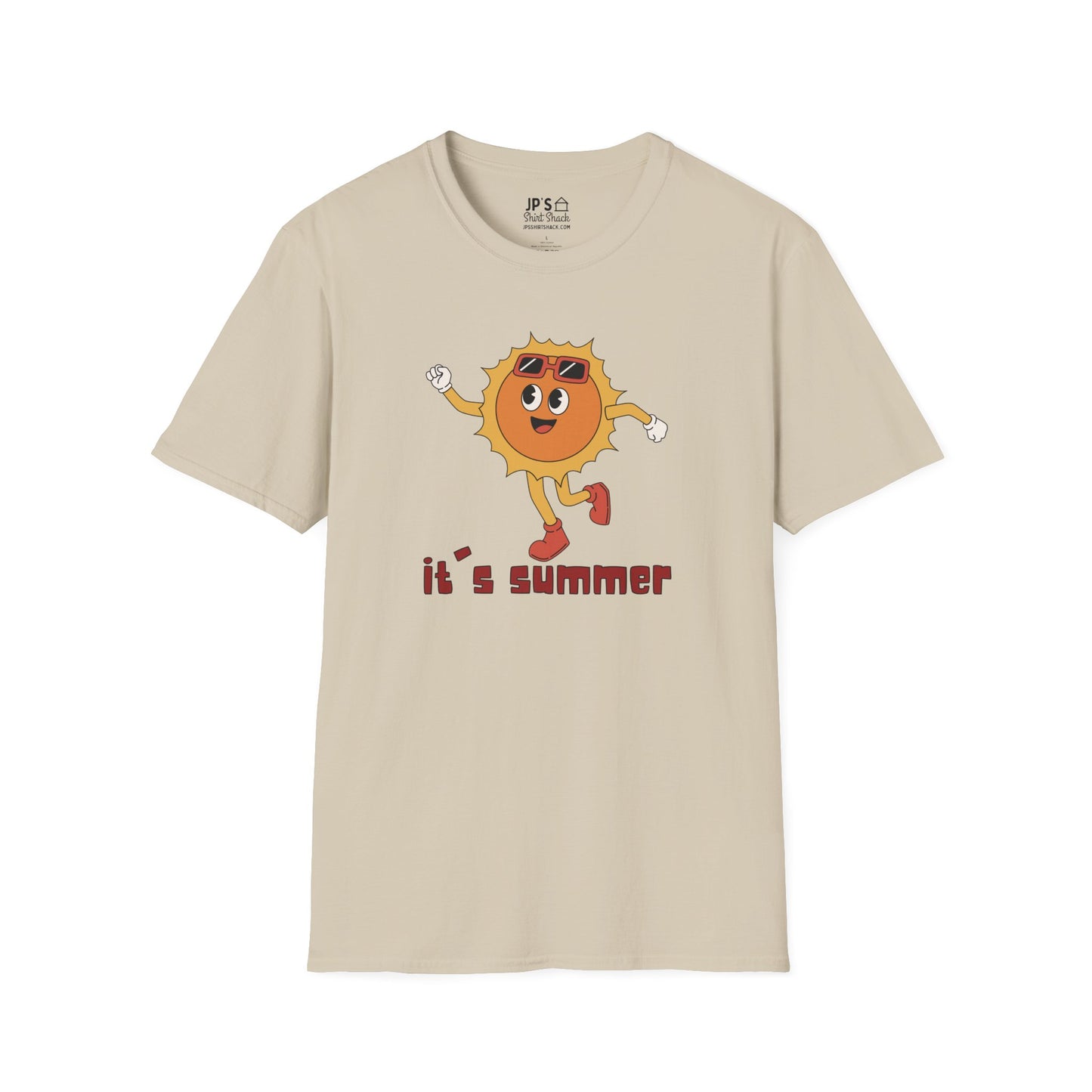 It's Summer Retro Sun Adult Unisex Tee