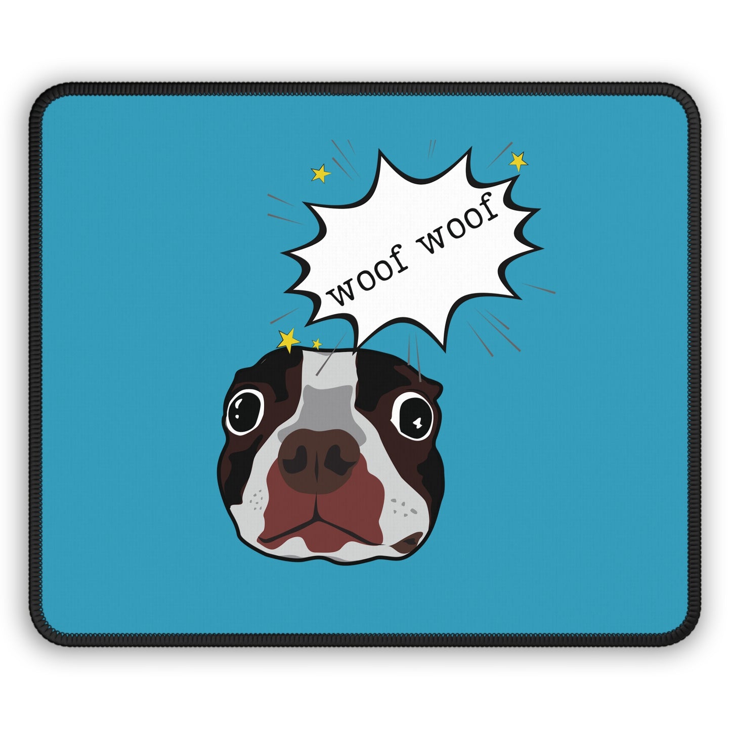 Woof Woof Dog Gaming Mouse Pad