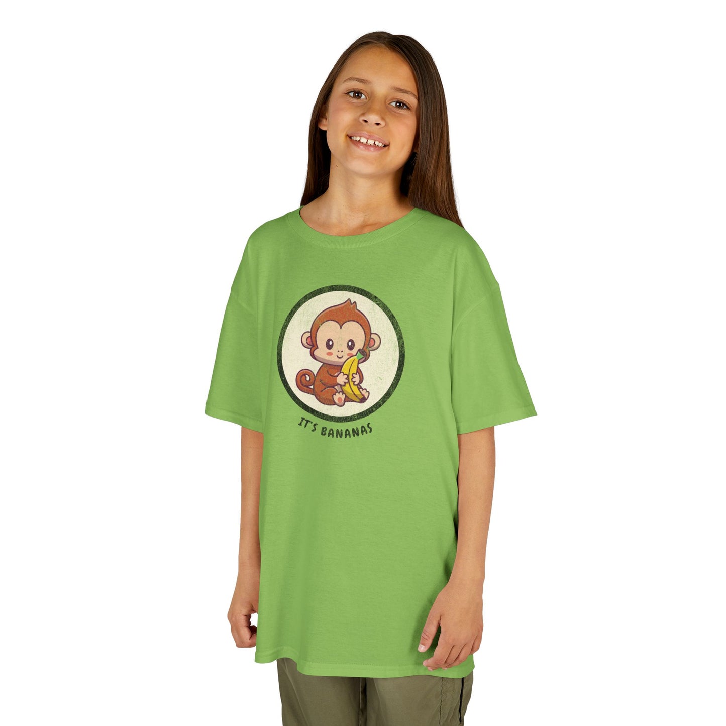 It's Bananas Monkey Distressed Kids Tee