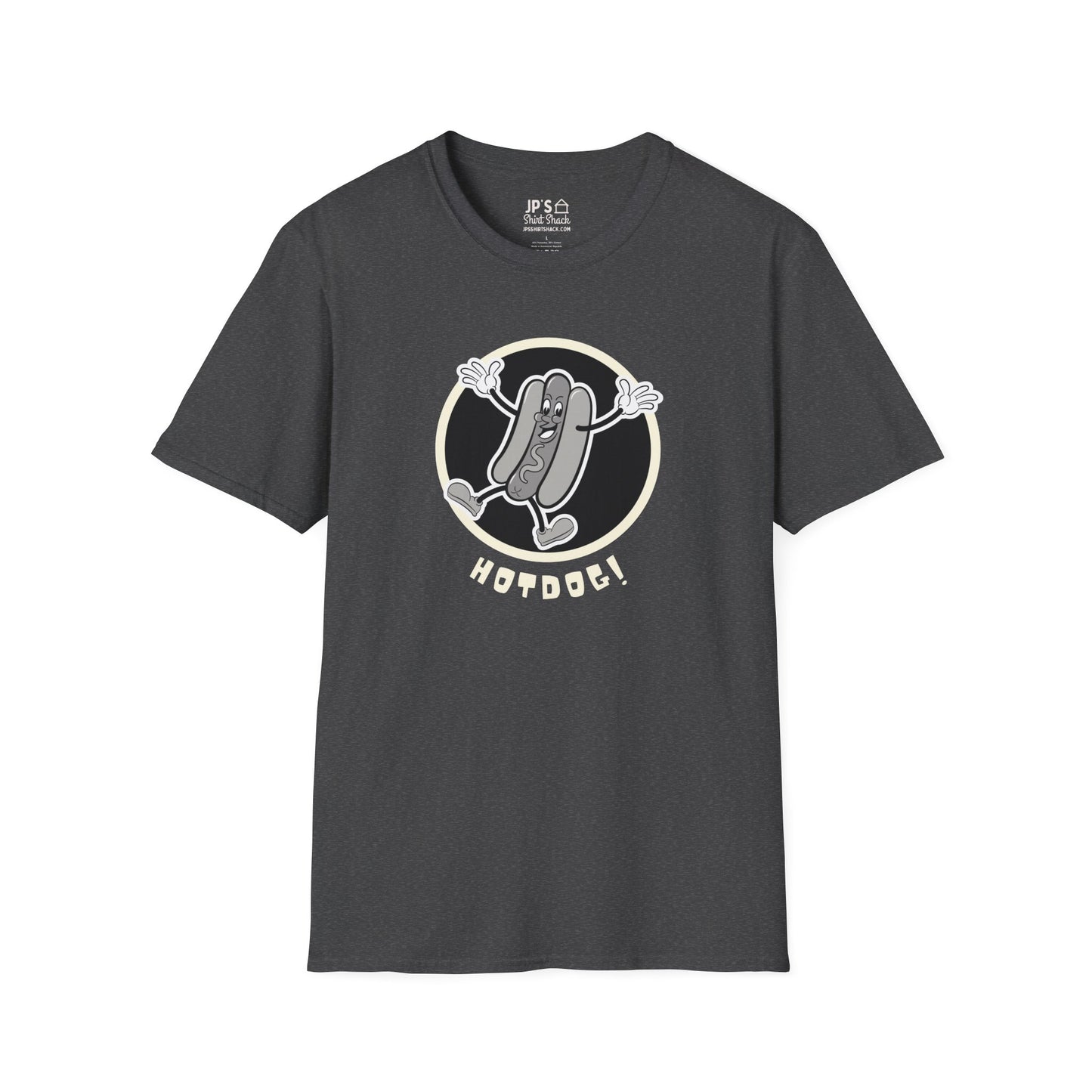Hotdog! Vintage Cartoon Adult Unisex Tee