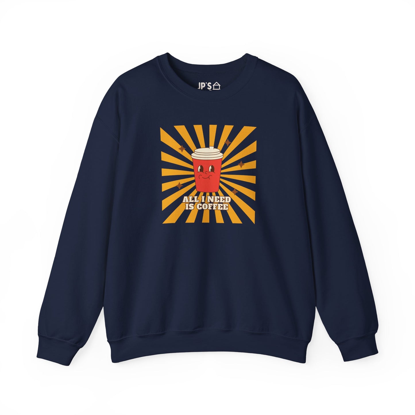 All I Need is Coffee Adult Unisex Heavy Blend™ Crewneck Sweatshirt
