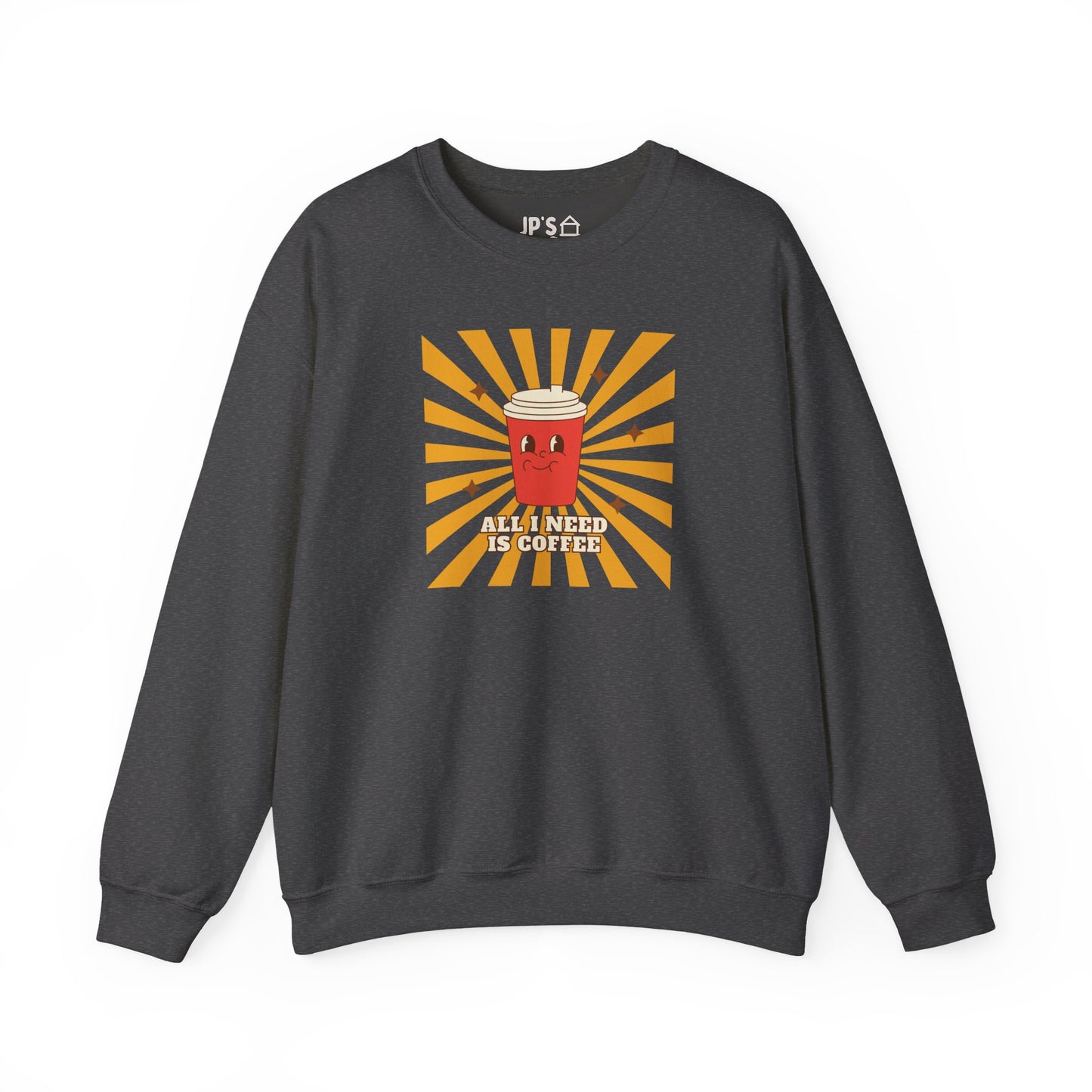 All I Need is Coffee Adult Unisex Heavy Blend™ Crewneck Sweatshirt