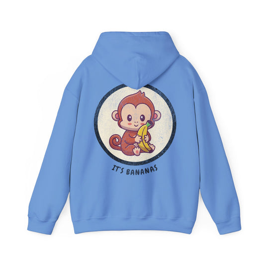 It's Bananas Monkey Adult Hoodie