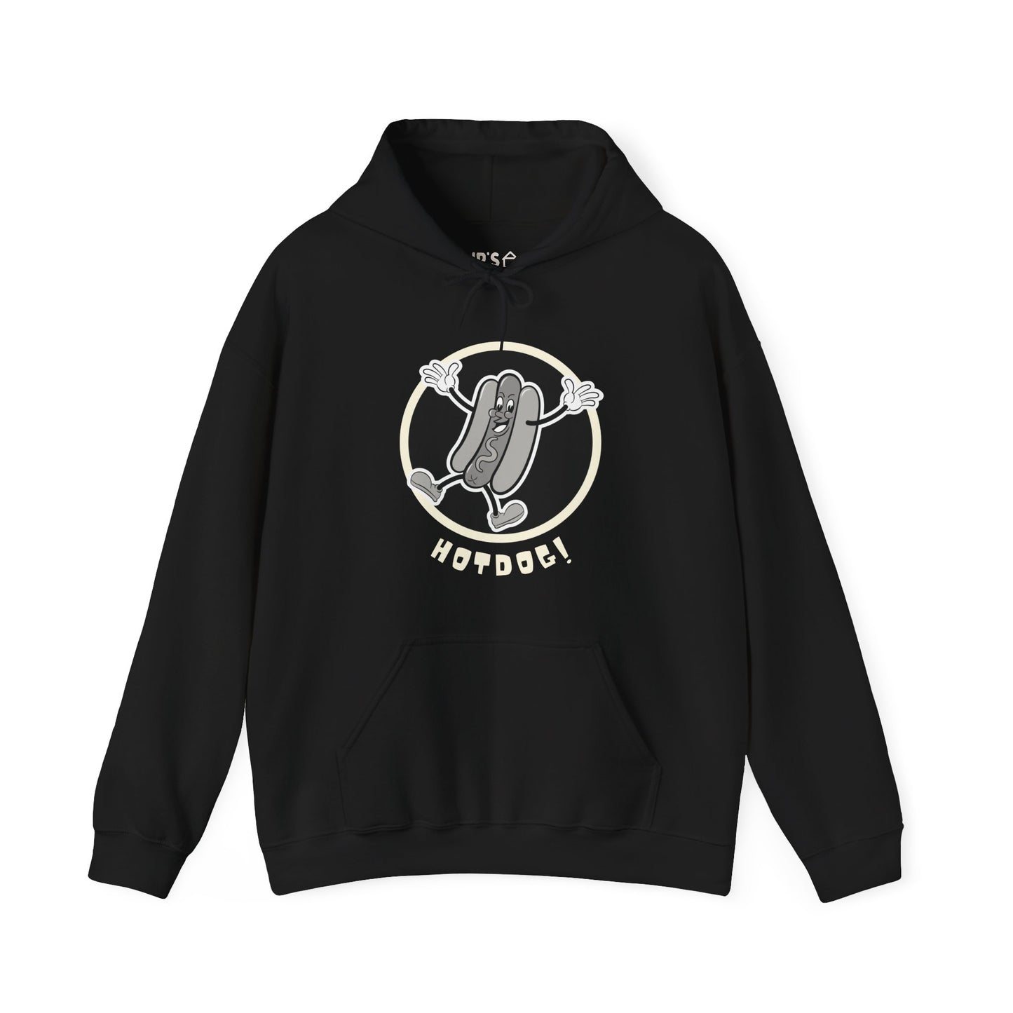 Hotdog! Vintage Cartoon Adult Unisex Hoodie