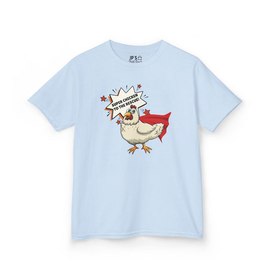 Super Chicken to the Rescue Kids Tee