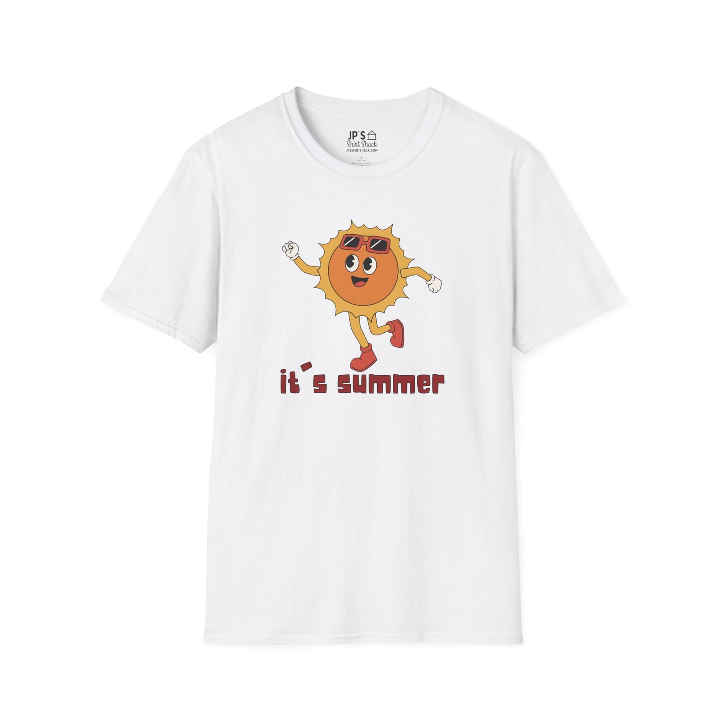 It's Summer Retro Sun Adult Unisex Tee