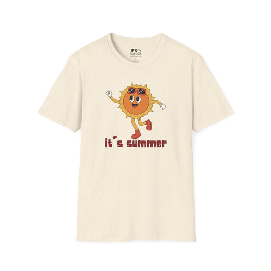 It's Summer Retro Sun Adult Unisex Tee