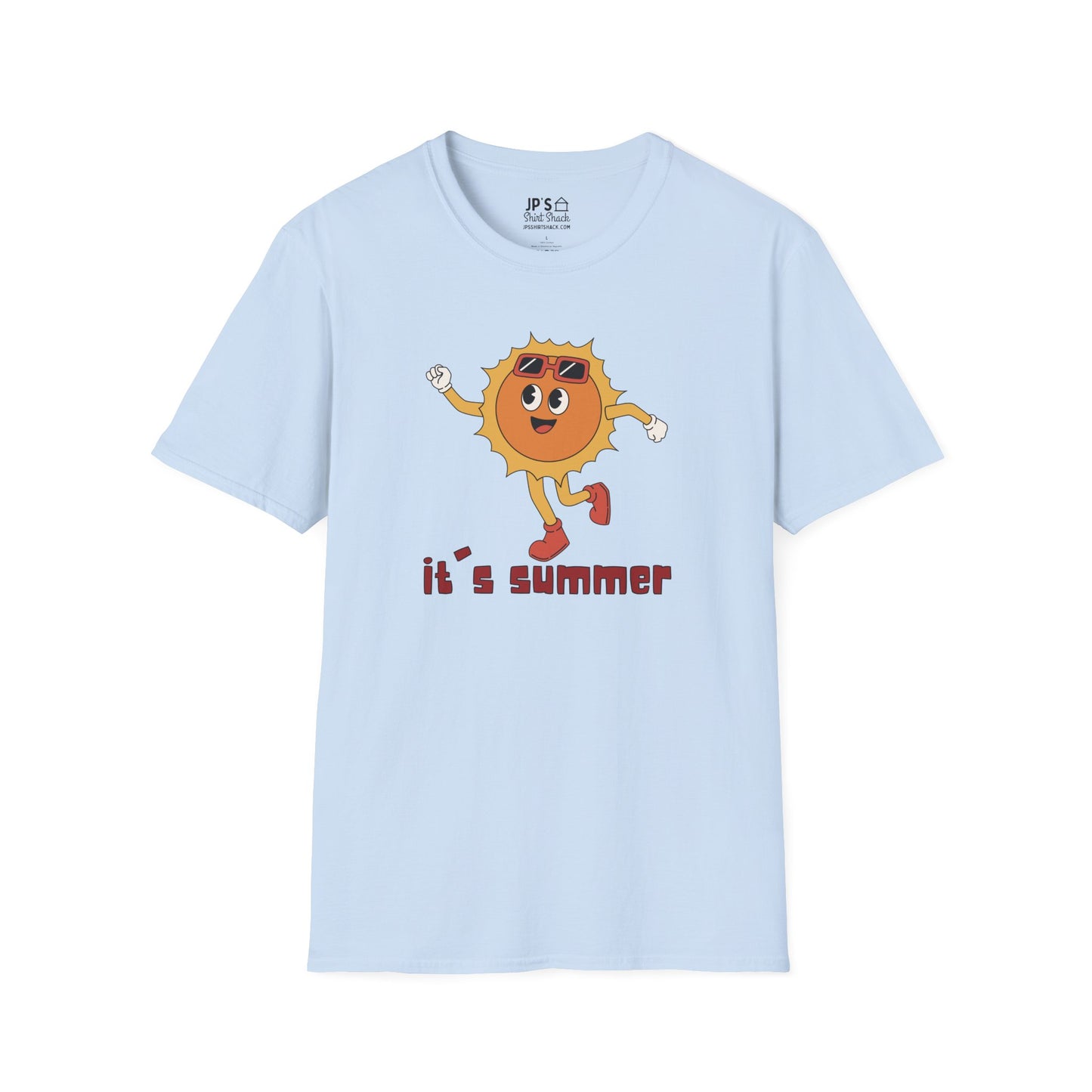 It's Summer Retro Sun Adult Unisex Tee
