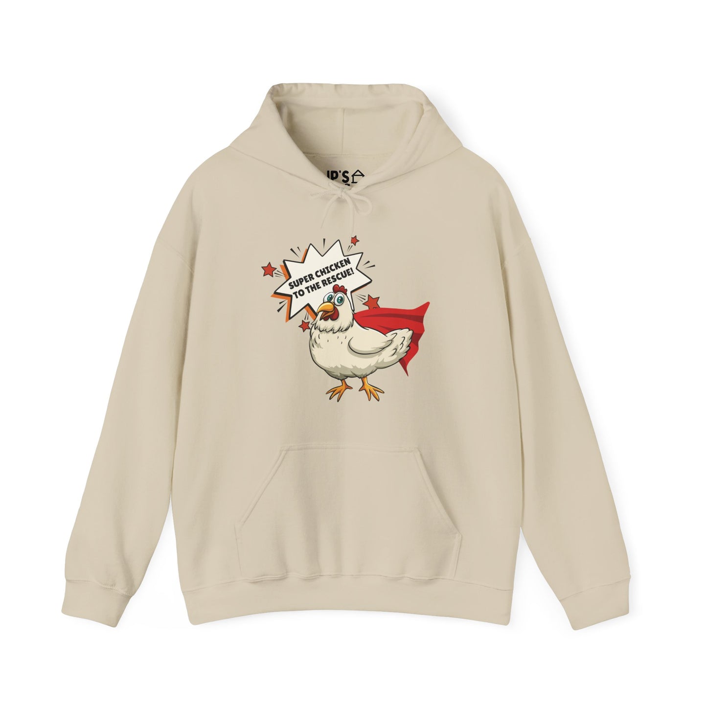 Super Chicken to the Rescue Adult Unisex Hoodie