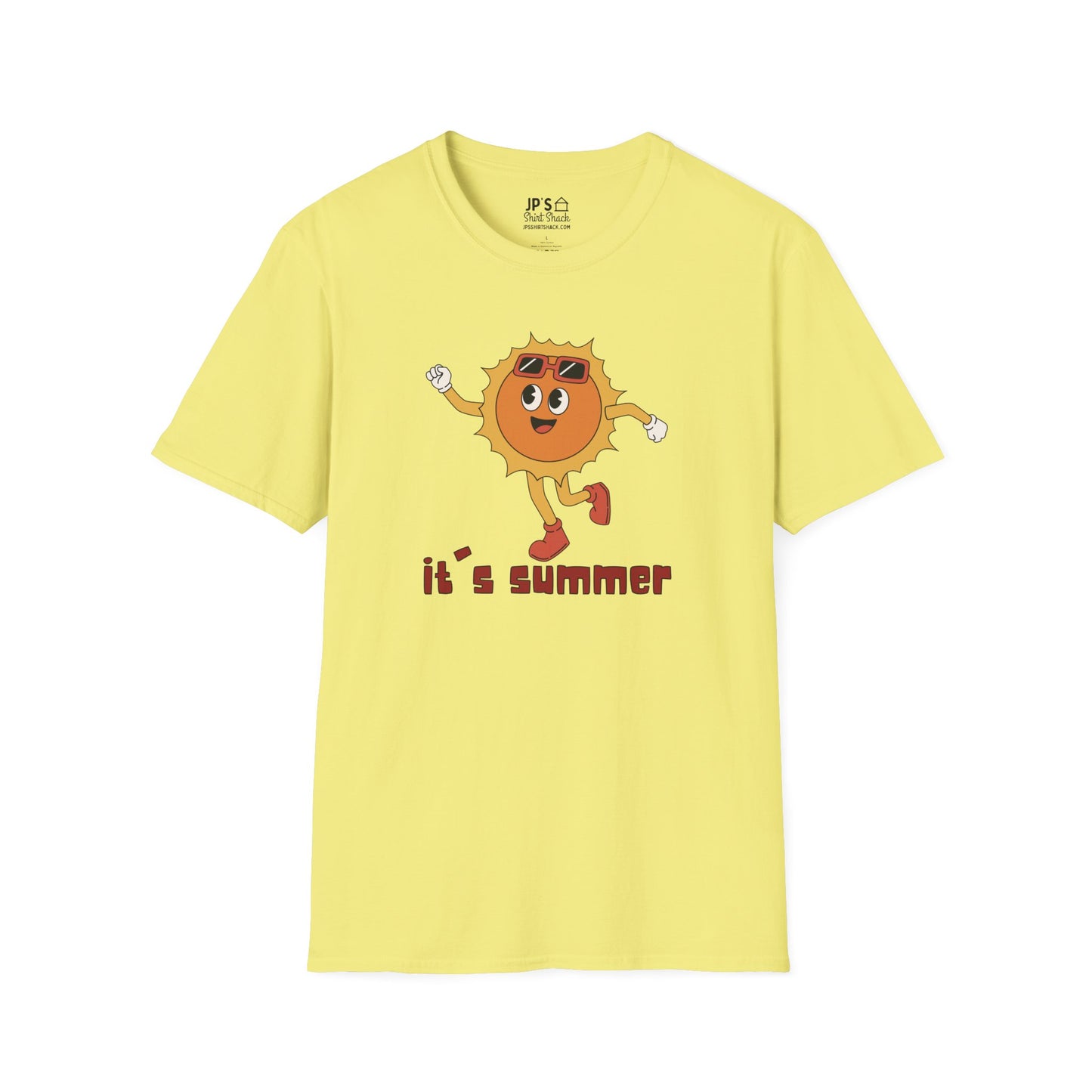 It's Summer Retro Sun Adult Unisex Tee
