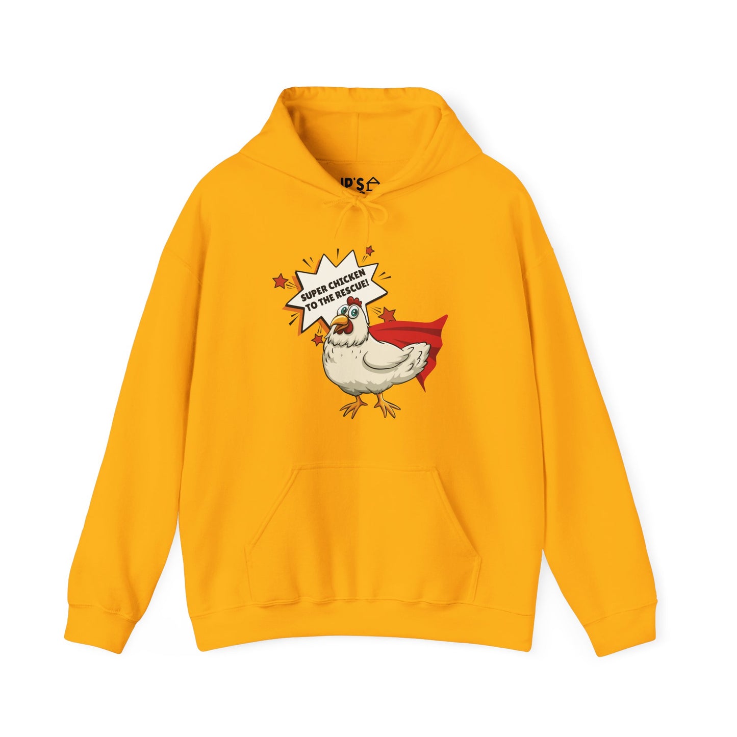 Super Chicken to the Rescue Adult Unisex Hoodie