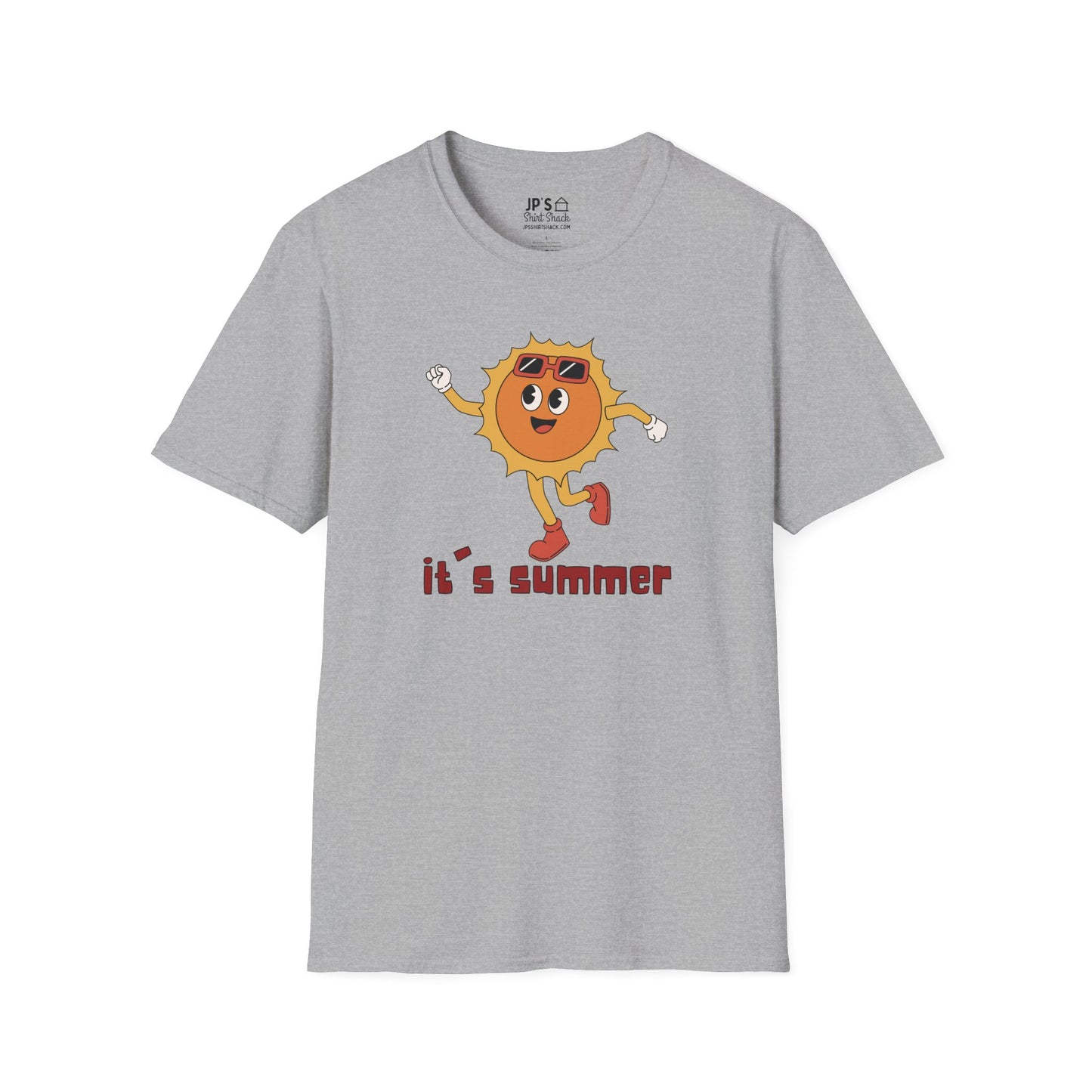 It's Summer Retro Sun Adult Unisex Tee