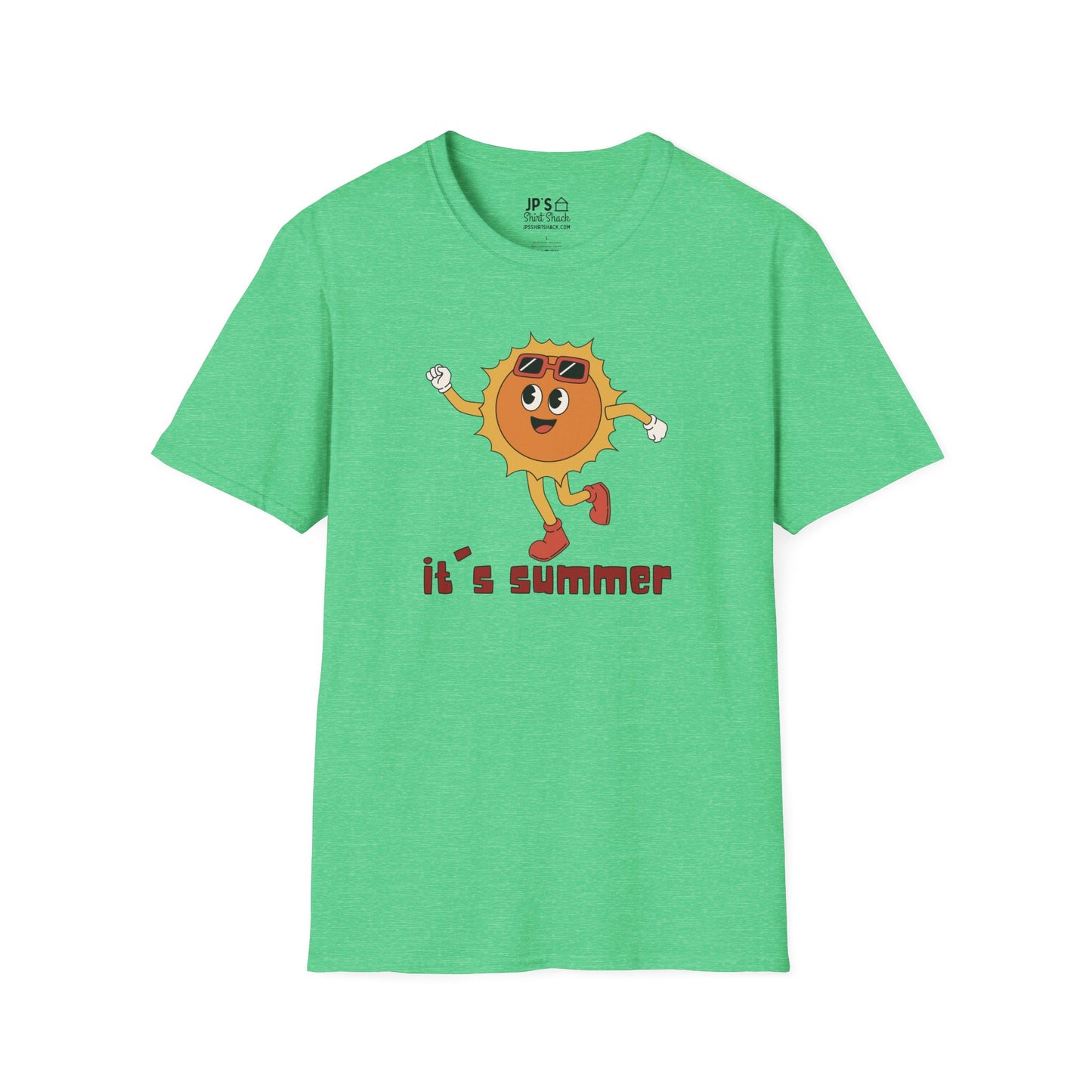 It's Summer Retro Sun Adult Unisex Tee
