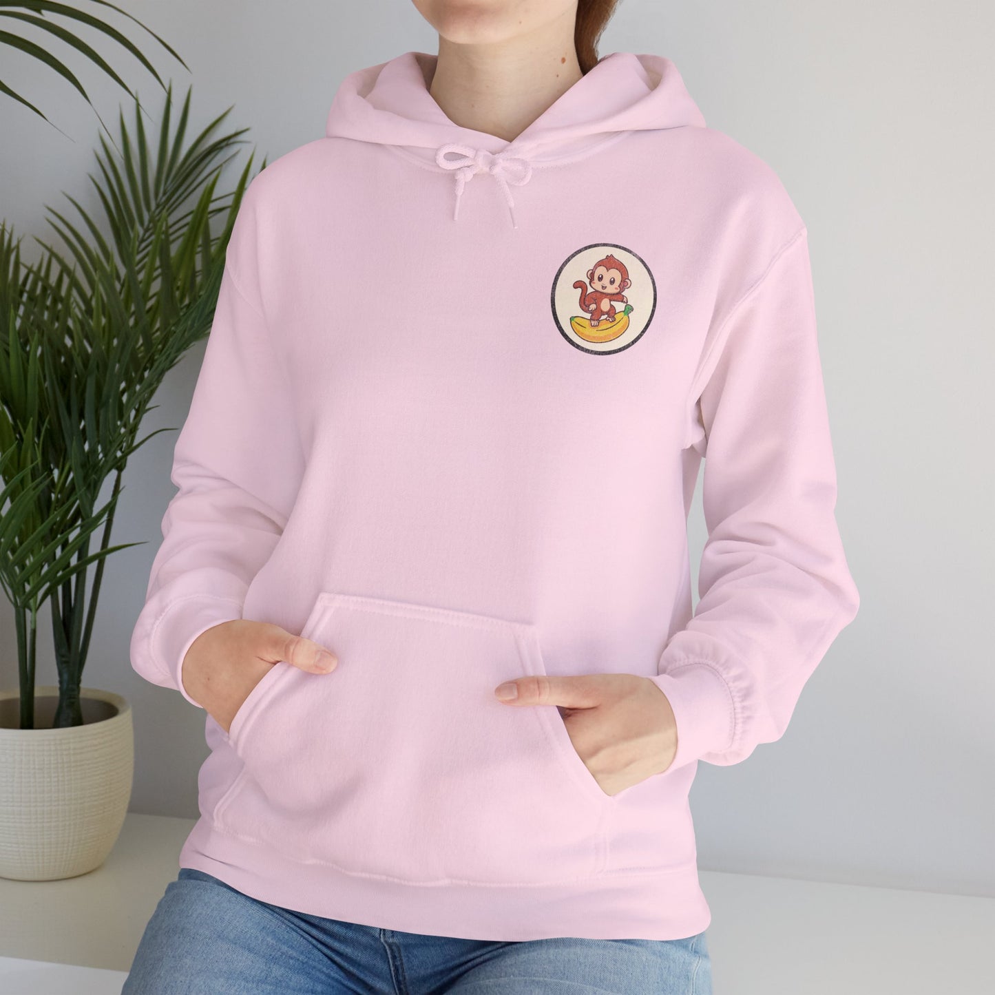It's Bananas Monkey Adult Hoodie