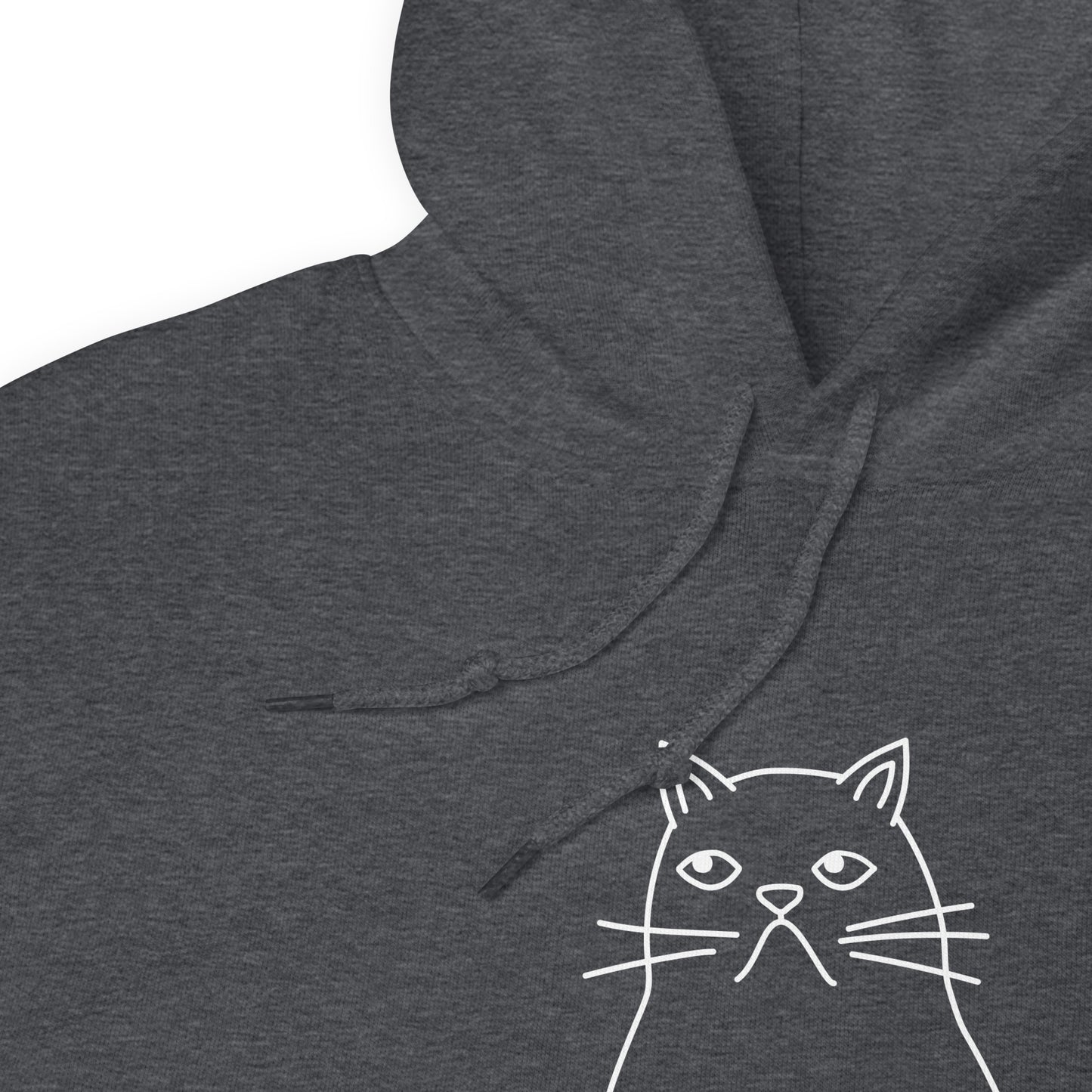 Can't Like It Grouchy Cat Adult Unisex Hoodie